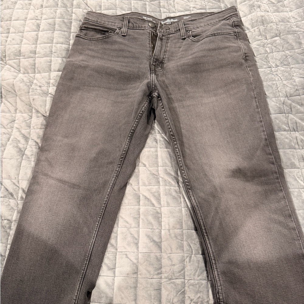 Goodfellow & Co Men's Faded Grey Straight Jeans